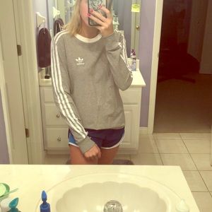 Grey adidas long sleeve